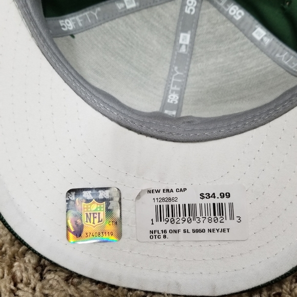 New York Jets fitted baseball cap. New with tags - Picture 4 of 5